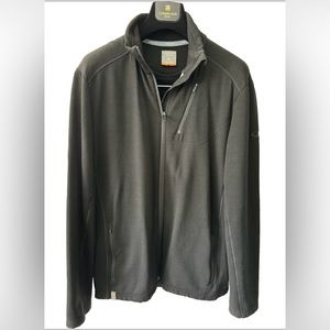 Icebreaker men’s medium full zip 360 weight merino wool jacket / baselayer black